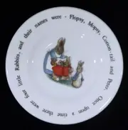 VERY RARE! TRUE WEDGWOOD PETER RABBIT MINI / MINIATURE 3" PLATE FOR TEA SET NEW