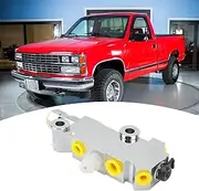 Cechoayuu PV2 Brass Brake Proportioning Valve – Disc/Drum Front Disc, Rear Drum Brake for Chevy Full-Size Classic Cars & Trucks (Electroplated Aluminum)