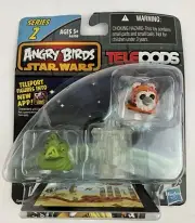 ANGRY BIRDS STAR WARS Jabba The Hutt Pug And Wickett W. Series 2 TELEPODS Rare!