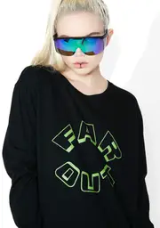 [Surf is Dead] Far Out Long Sleeve Tee