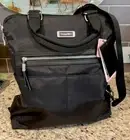 Baggallini Jessica Convertible Tote Backpack/Travel Bag RFID Black JES536B1001
