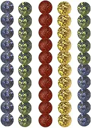 Kids Marble Games,Handmade Mixed Colored Marble Decoration | Chinese Checkers Game Marble Stone for Vases, Fish Tank, Table