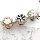 10pcs Single Hole Circular handle flower Cabinet Handle Furniture Knob Cupboard