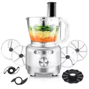 Homtone 16 Cup Food Processor, French-Fry-Cutter Food Processors