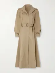 [Chloé] Chloé - Belted Cotton-gabardine Trench Coat - Light brown - FR 38 FR 38 Brown