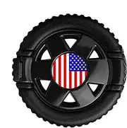 Rotary Push Start Button Cover,Flag Print Car Start Engine Cover Start Button Protective Cover - Aluminum Alloy Car Start Button Decoration Starter Button Covers for Car Truck SUV