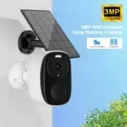 3MP Wireless Security Wifi Camera Outdoor Solar Battery Camera PIR Spotlight