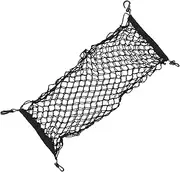 CHICAMPERA Durable Car Trunk Organizer Mesh Cargo Net for SUV Versatile Storage for Groceries Umbrellas Essentials Easy Installation with Hook System
