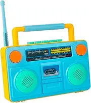 Generic Radio Simulation Material Educational Plaything for Early Learning Cartoon Design Random Mixed Colors