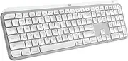 Logitech MX Keys S for Mac, Wireless Keyboard, Fluid, Precise Laptop-Like Typing, Programmable Keys, Backlit, Bluetooth USB C Rechargeable for MacBook Pro, MacBook Air, iMac, iPad, Pale Grey