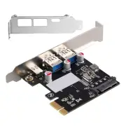 Expansion Card Desktop Card PCI-E1x to USB3.1 Type-C Card USB3.0 A Adapter1032