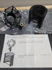 Microphone Shock Mount and Pop Filter