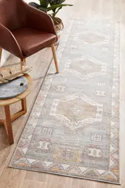Mayfair Kim Grey Runner Rug
