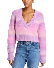 LoveShackFancy Barbarelle Striped Pullover XL