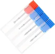 Tungsten Steel Grinding Head Set 4pcs Nail Drill Bits Nail Care Tools for Manicure