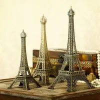 在飛比找Yahoo!奇摩拍賣優惠-TwinS法國巴黎艾菲爾鐵塔金屬模型48cm(拍照背景園藝造