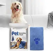 Microfiber Dog Towels for Drying Dogs, Super Absorbent and Soft Pet Grooming Towel, 75 * 35cm 9.53 * 13.78 inch, Perfect Dog Shower & Bath Supplies for Large, Medium or Small Dogs