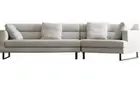 3 SEATER LOUNGE SOFA SPECIAL ARC CHAISE CORNER FABRIC MODULAR COUCH BRAND NEW