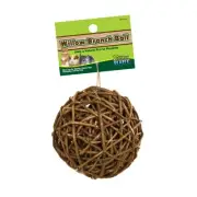 12 Pack Willow Branch Ball, All Natural Chew, Small Pets, 4-In. 03153