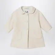 [Il Gufo] White wool blend coat 36 M White