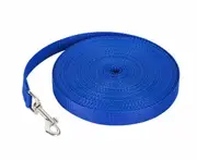 15m Long Dog Lead Pet Puppy Leash Training Obedience Recall Walk Tracking- Blue