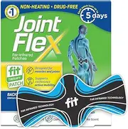 JointFlex Fit Therapy Patch for Lower Back, Promotes Comfortable Movement, Up to 5 Days/Patch, No Medication, No Heat, Water-Resistant—3 Pack, 20x10cm