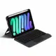 MLTIX 可直立多角度 2021 iPad mini 6 (8.3 吋) 含筆槽鍵盤保護殼 – 繁體, 黑