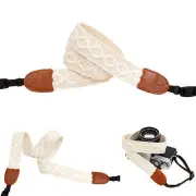 White Flower lace style Fashion Camera Neck Shoulder Strap f. Film SLR DSLR Cute