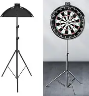 Tripod Dartboard Stand, Foldable Dart Board Mount, Adjustable Height Portable Stand, Heavy Duty Freestanding Darts Tripod Portable Travel Tripod Board Holder, 173cm/68.1in, Easy Assembly