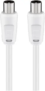 Goobay Antenna Cable (<70 dB) (M/M) 1.5M - White