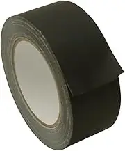 JVCC Low Gloss Gaffer-Style Duct Tape (J90): 2 in. (48mm actual) x 75 ft. (Black)