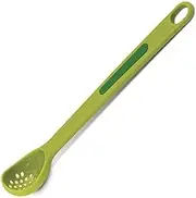 2-Piece Scoop and Pick Jar Spoon and Fork, for Olives in Jars,Spoon for Olives,Olive Fork,Spoon for Olives - Green