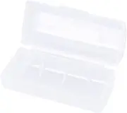 SEWACC 2pcs 26650 Battery Storage Box Case Battery Storage Container Batteries Storage Organizer