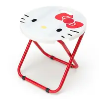 在飛比找樂天市場購物網優惠-Hello Kitty 折疊椅-臉，兒童沙發椅/收納椅/造型