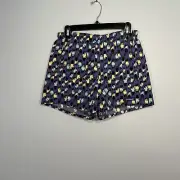 NEW Patagonia Shorts Womens Small Purple Black Pattern Outdoor Baggies 5 Inch