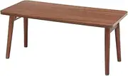 Hagihara MT-6280BR Low Table Table Folding Slim [American Walnut Use] Brown Finished Product Width 80