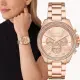 【Michael Kors】MK Wren 三眼計時晶鑽女錶-42mm 母親節禮物(MK7430)