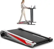 Egofit Walker Pro/Plus Smallest Under Desk Treadmill Walking Pad, Small & Compact Walking Treadmill with Incline to Fit Desk Perfectly and Home & Office with APP & Remote Control