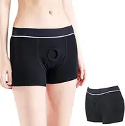 Hilariouslove Strap on Harness Panties Underwear, Plus Size Strapon Strapless Harness boxers brief for Men Women