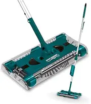 Swivel Sweeper Cordless Broom with Wiping Function - Wireless, Bagless & Rechargeable - Floor Mop with Back-Friendly Swivel Joint and 360° Rotation - Maximum Flexibility - Effortless Cleaning