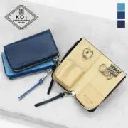 KOI Key Case Indigo Dyed LeatheMen's Women's Smart KeyCompatible LshapedZYS-093