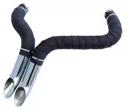 TWISTED VENOM CHROME EXHAUST PIPES HARLEY SPORTSTER SOFTAIL SLIM HERITAGE FAT