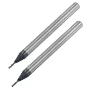 1Pcs HRC45 1mm-50L 2 Flute CNC Carbide End Mill Cutter Drill Bit For Steel