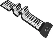 CIMAXIC Hand Rolled Electronic Piano 61 Keys Roll up Piano Foldable Keyboard Compact and Portable for Home Travel