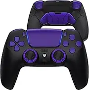 HEXGAMING RIVAL PRO Wireless Controller Compatible with ps5-4 Remap Back Buttons, Hair Triggers, Interchangeable Thumbsticks - VelvetNoct