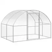 Outdoor Chicken Cage Coop Rabbit Hutch Run Ferret Roof Cover House Large 3x2x2M