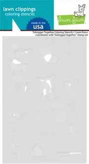 Lawn Fawn Toboggan Together Coloring Stencils