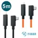 FIBBR USB-C5 USB 3.1 Gen1 Type C to Type C 光纖數據線 5m