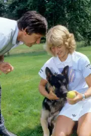 Steffi Graf German Tennis Star In Bruhl 1986 Old Photo 2