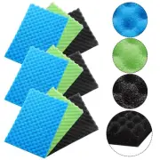 9 Pcs Fish Pond Foam Aquarium Filter Sponge Wave Shape Coarse Foam for Fish T...